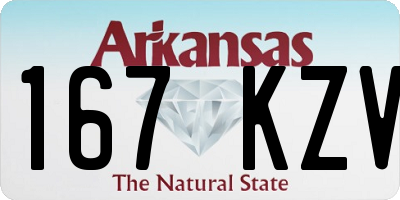 AR license plate 167KZV
