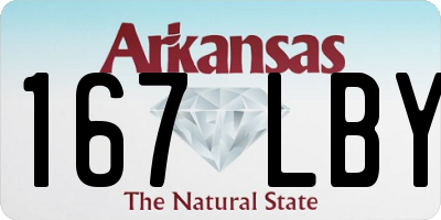 AR license plate 167LBY