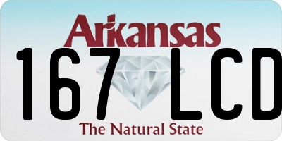 AR license plate 167LCD