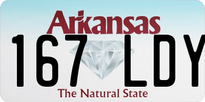 AR license plate 167LDY