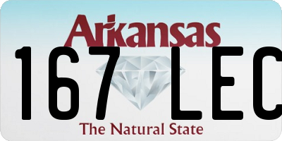 AR license plate 167LEC