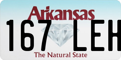 AR license plate 167LEH