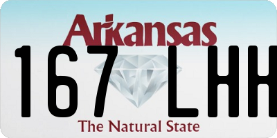 AR license plate 167LHH