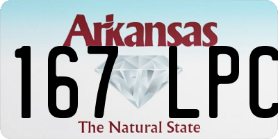AR license plate 167LPC