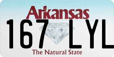 AR license plate 167LYL