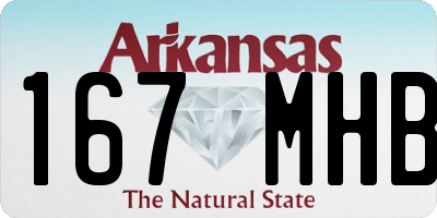 AR license plate 167MHB