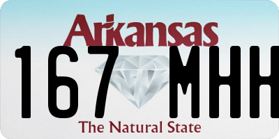 AR license plate 167MHH