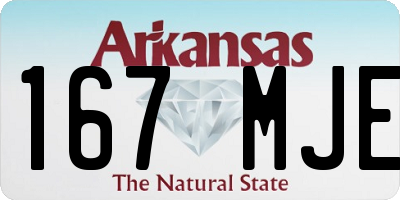 AR license plate 167MJE