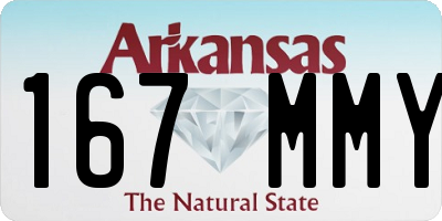 AR license plate 167MMY