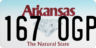 AR license plate 167OGP