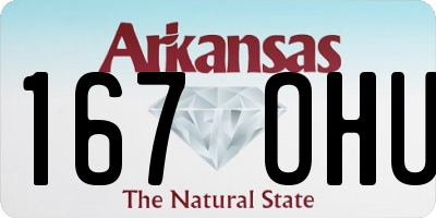 AR license plate 167OHU