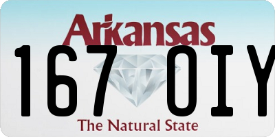 AR license plate 167OIY