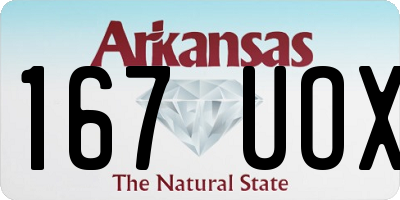AR license plate 167UOX