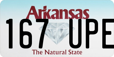 AR license plate 167UPE