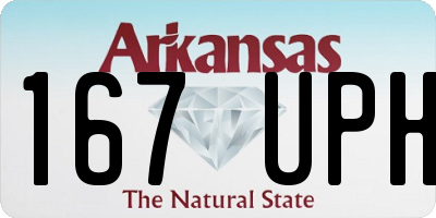 AR license plate 167UPH