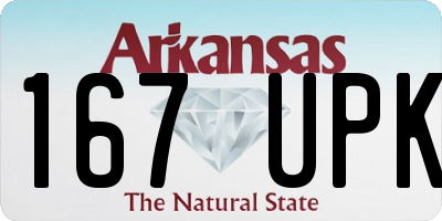 AR license plate 167UPK