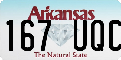 AR license plate 167UQC