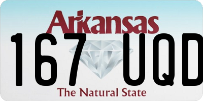 AR license plate 167UQD