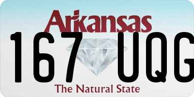 AR license plate 167UQG