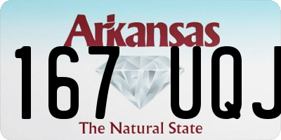 AR license plate 167UQJ
