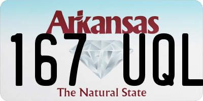 AR license plate 167UQL