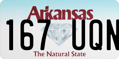 AR license plate 167UQN