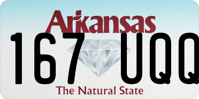 AR license plate 167UQQ