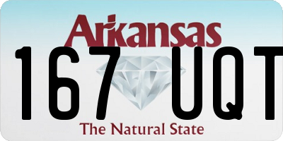 AR license plate 167UQT