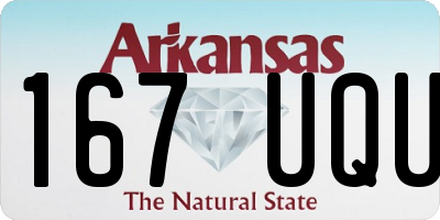 AR license plate 167UQU