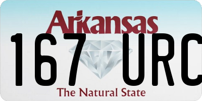 AR license plate 167URC