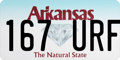 AR license plate 167URF