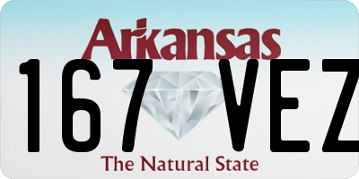AR license plate 167VEZ