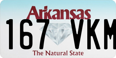 AR license plate 167VKM