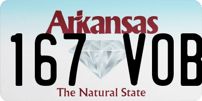 AR license plate 167VOB
