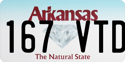 AR license plate 167VTD