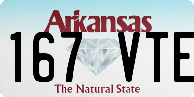 AR license plate 167VTE