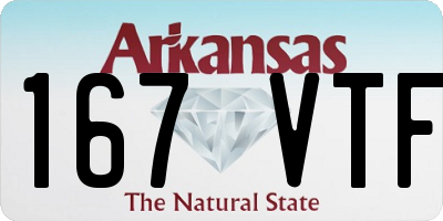 AR license plate 167VTF