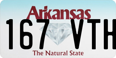 AR license plate 167VTH