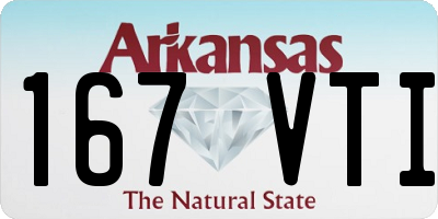 AR license plate 167VTI