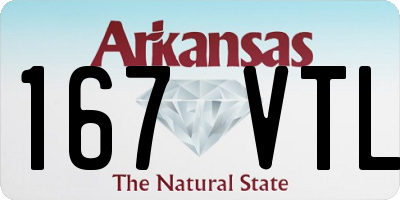 AR license plate 167VTL