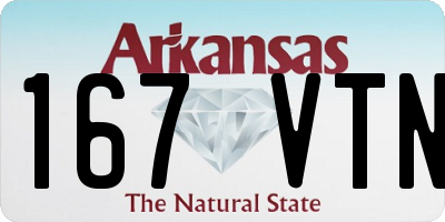 AR license plate 167VTN