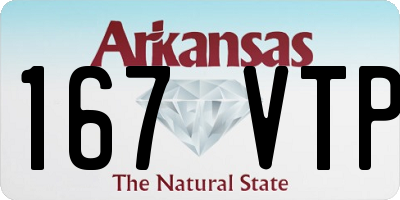 AR license plate 167VTP