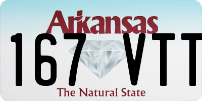 AR license plate 167VTT