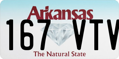 AR license plate 167VTV