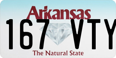 AR license plate 167VTY
