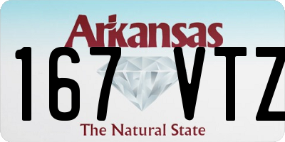 AR license plate 167VTZ