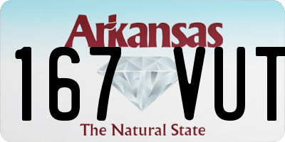 AR license plate 167VUT