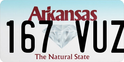 AR license plate 167VUZ