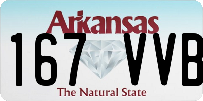 AR license plate 167VVB
