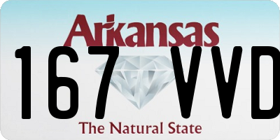 AR license plate 167VVD